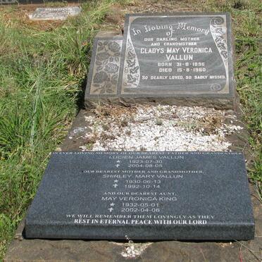 VALLUN Gladys May Veronica 1896-1960