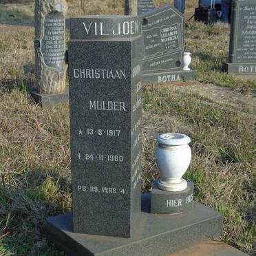 VILJOEN Christiaan Mulder 1917-1980