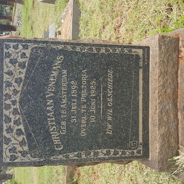 VENEMANS Christiaan 1892-1925