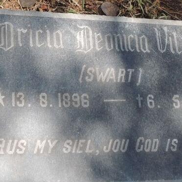 VILJOEN Dricia Deonicia nee SWART 1896-1965