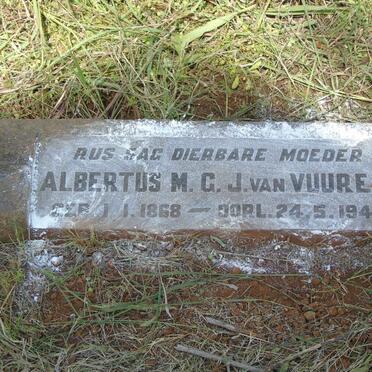 VUUREN Albertus M.G.J., van 1868-1943