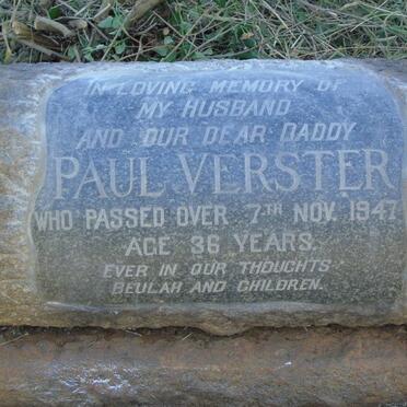 VERSTER Paul -1947