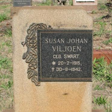 VILJOEN Susan Johan nee SWART 1915-1942