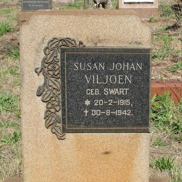 VILJOEN Susan Johan nee SWART 1915-1942