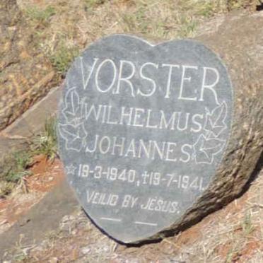 VORSTER Wilhelmus Johannes 1940-1941