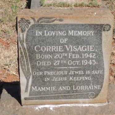 VISAGIE Corrie 1942-1943