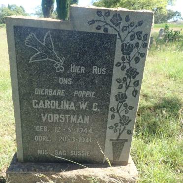 VORSTMAN Carolina W.C. 1944-1946