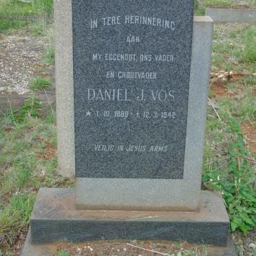 VOS Daniel J. 1889-1942
