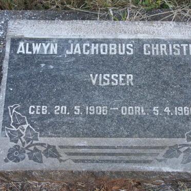 VISSER Alwyn Jachobus Christian 1906-1960