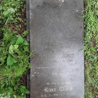 WUIM Pieter 1915-1985 &amp; Rina 1928-2001