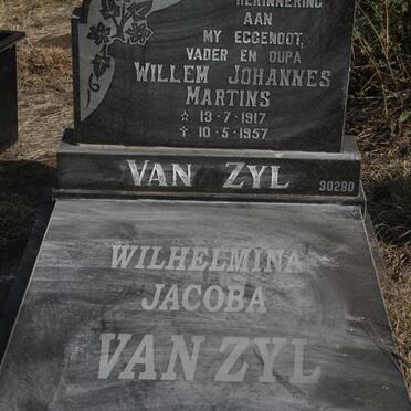 ZYL Willem Johannes Martins, van 1917-1957 & Wilhelmina Jacoba 1923-2010