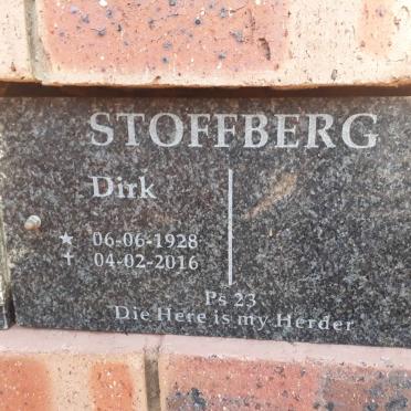 STOFFBERG Dirk 1928-2016