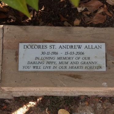 ALLAN Dolores St. Andrew 1916-2006