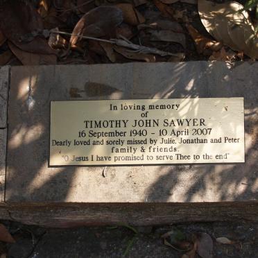 SAWYER Timothy John 1940-2007