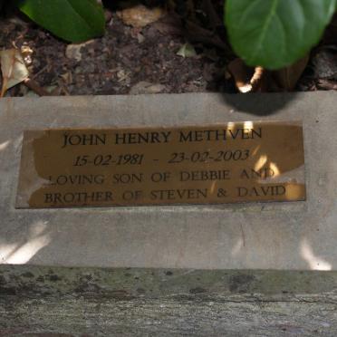 METHVEN John Henry 1981-2003