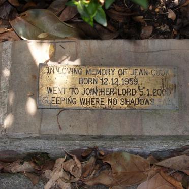 COOK Jean 1959-2000