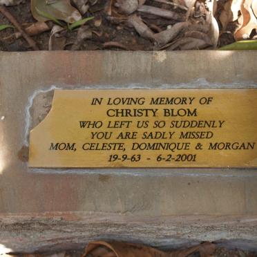 BLOM Christy 1963-2001