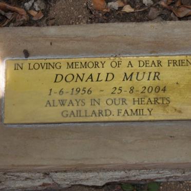 MUIR Donald 1956-2004