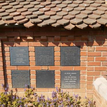 2. Memorial walls at St Saviours Cemetery Back Left