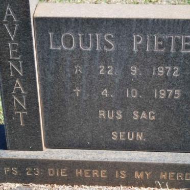 AVANT Louis Pieter 1972-1975