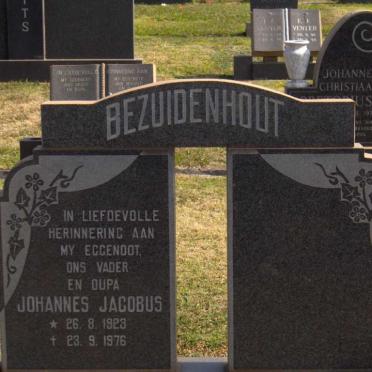 BEZUIDENHOUT Johannes Jacobus 1923-1976