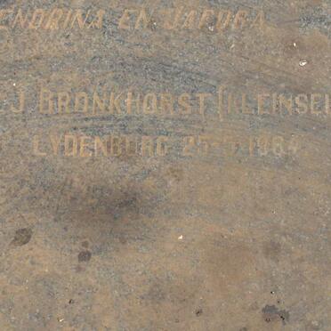 BRONKHORST N.J. -1964