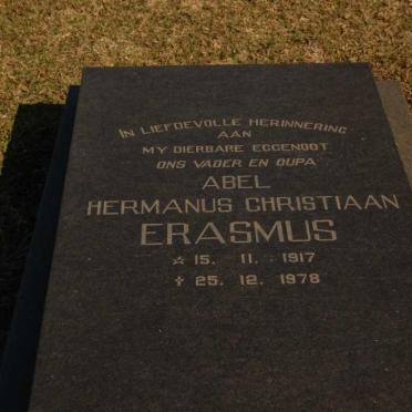 ERASMUS Hermanus Christiaan 1917-1978