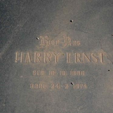 ERNST Harry 1906-1974