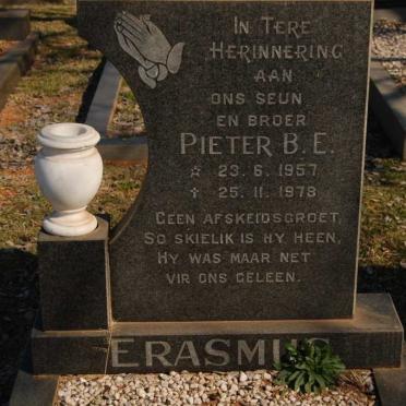 ERASMUS Pieter B.E. 1957-1979