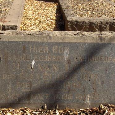 ECK H.A., van nee ELS 1907-1940