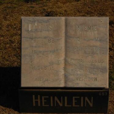 HEILEIN Louis 1969-1976 :: HEILEIN Miemie 1940-1976