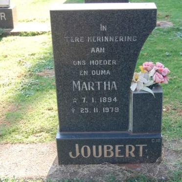 JOUBERT Martha 1894-1979