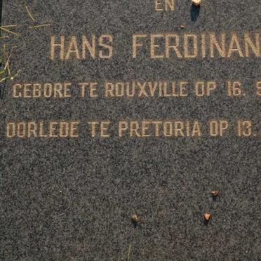 KOHLBERG Hans Ferdinand 1907-1984