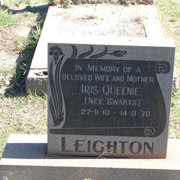 LEIGHTON Iris Queenie nee SWARTS 1910-1970