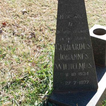 NIEKERK Gerhardus Johannes Wilhelmus, van 1934-1977