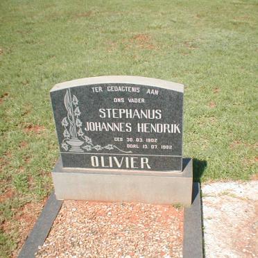 OLIVIER Stephanus Johannes Hendrik 1902-1982