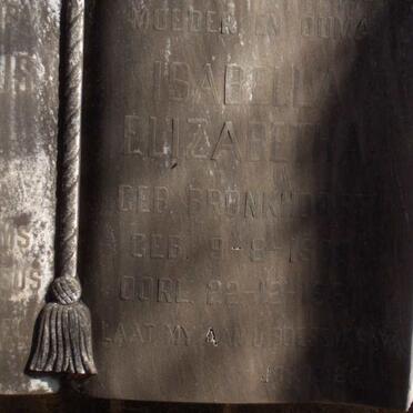 POTGIETER Isabella Elizabetha nee BRONKHORST 1903-196?
