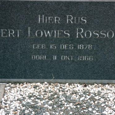 ROSSOUW Gert Lowies 1876-1966
