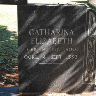 STAPELBERG Catharina Elizabeth 1900-1992