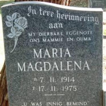 SMITH Maria Magdalena 1914-1975