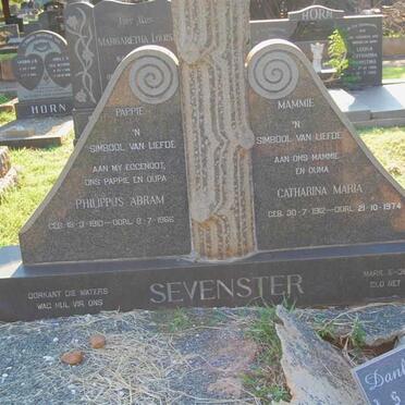 SEVENSTER Philippus Abram 1910-1968 &amp; Catharina Maria 1912-1974