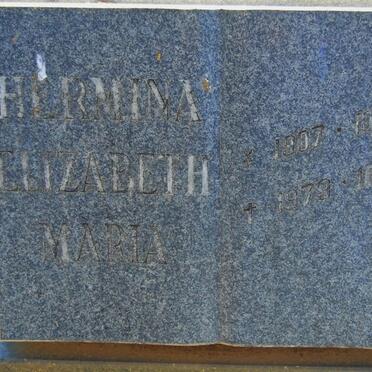 TOIT Hermina Elizabeth Maria, du 1907-1979