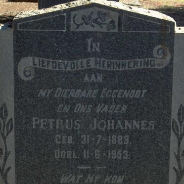 VENTER Petrus Johannes 1889-1953