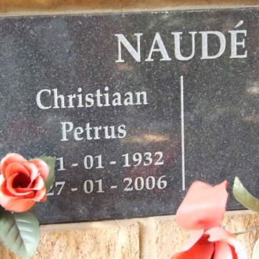 NAUDÉ Christiaan Petrus 1932-2006