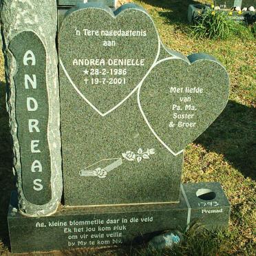 ANDREAS Andrea Denielle 1986-2001