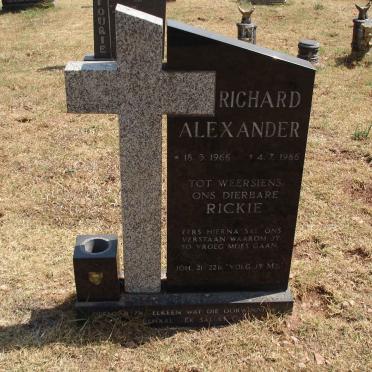 ALEXANDER Richard 1965-1986
