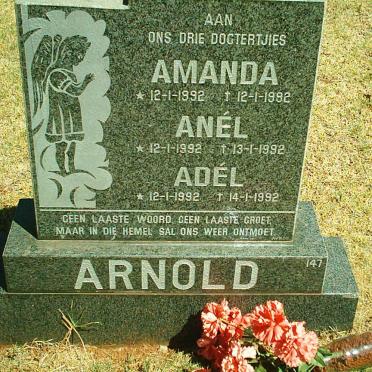 ARNOLD Amanda :: ARNOLD Anél :: ARNOLD Adél