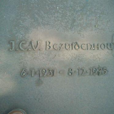BEZUIDENHOUT J.C.V. 1931-1975