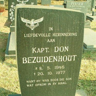 BEZUIDENHOUT Don 1946-1977