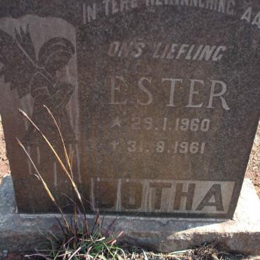 BOTHA Ester 1960-1961